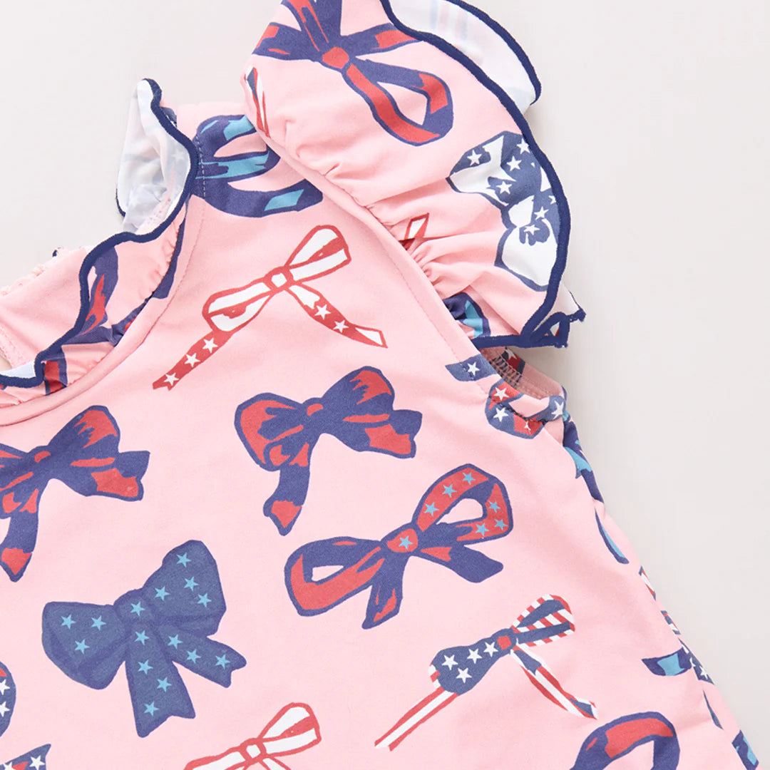 Girls Jennifer Suit in Patriotic