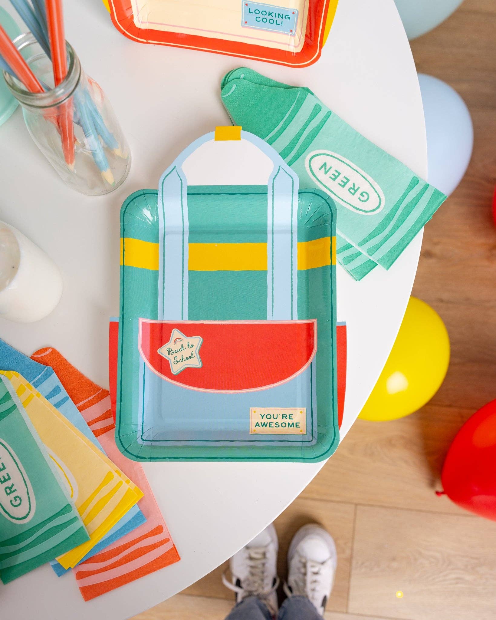 BTS1237 - Crayon Shaped Dinner Napkin Set