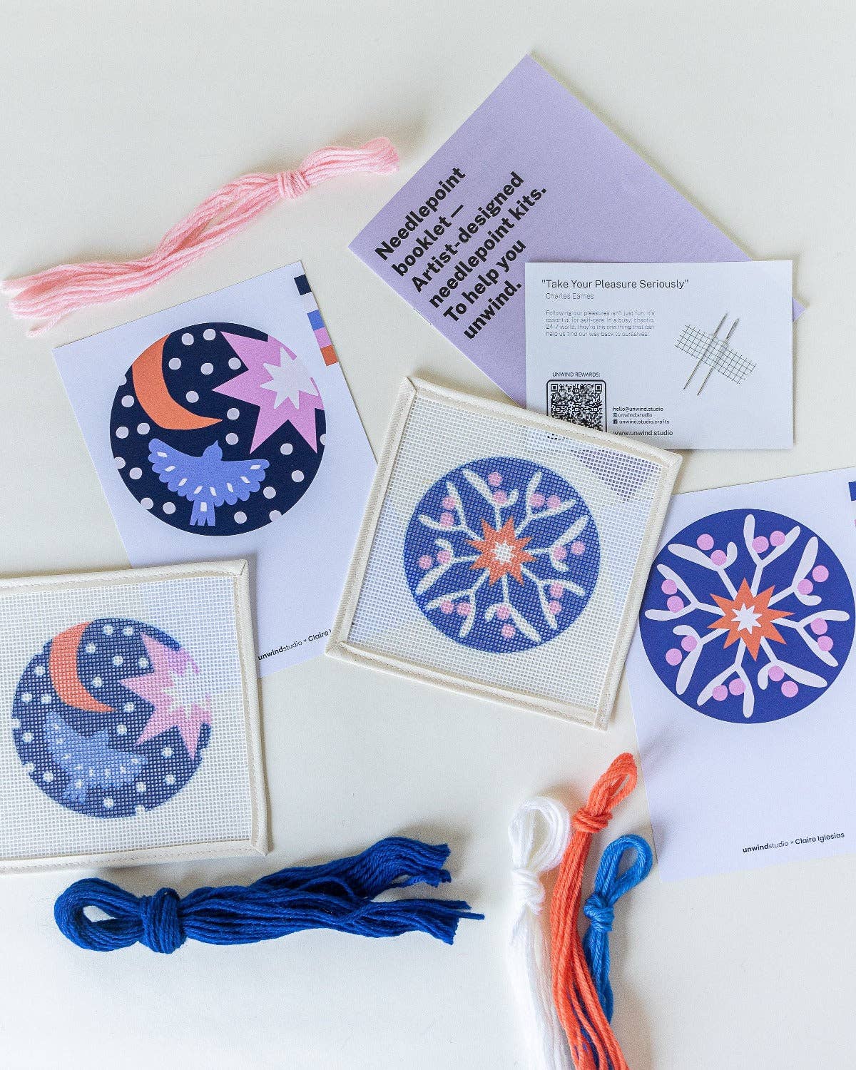 Christmas Night Needlepoint Ornament Kit