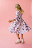 Emile Twirl Dress in Purple Cauldron