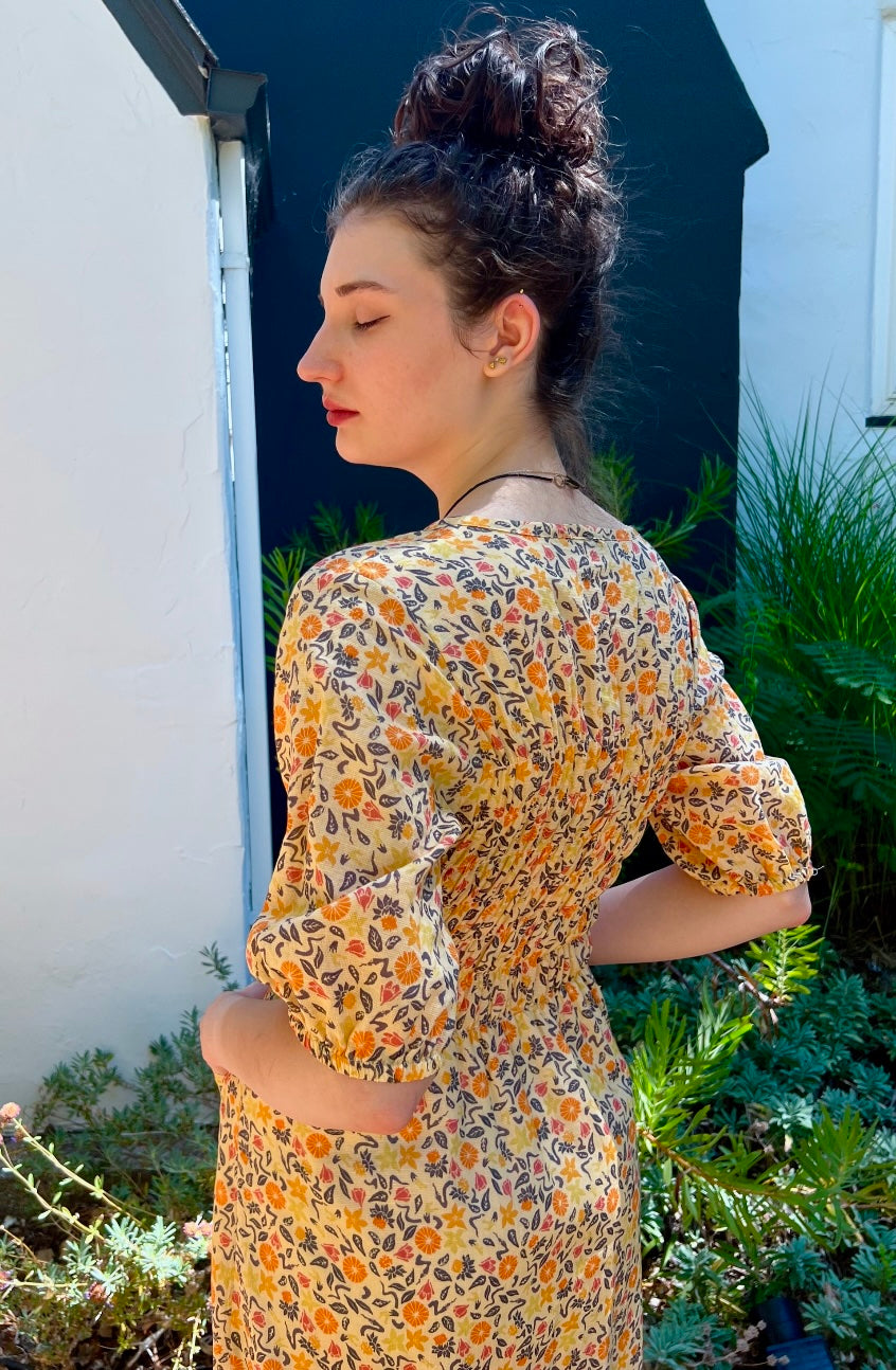 Fiji Floral with Sleeve in SNAKE & FLOWER Print