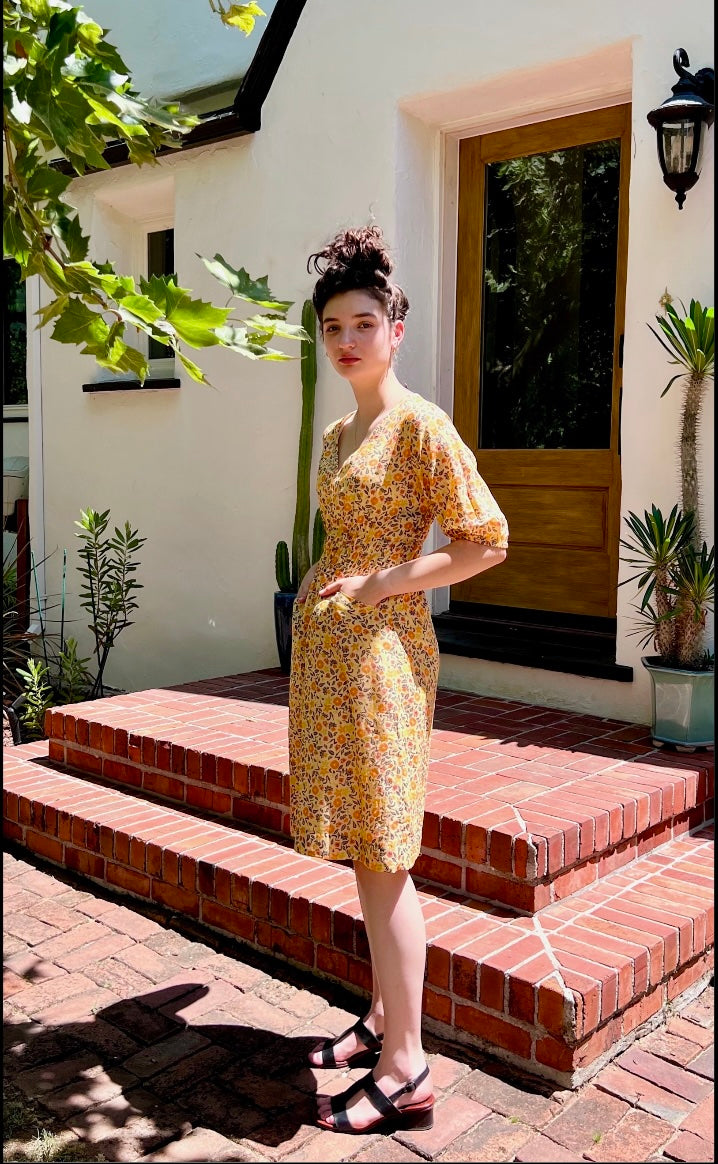 Fiji Floral with Sleeve in SNAKE & FLOWER Print