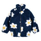 Flower Fleece Coat
