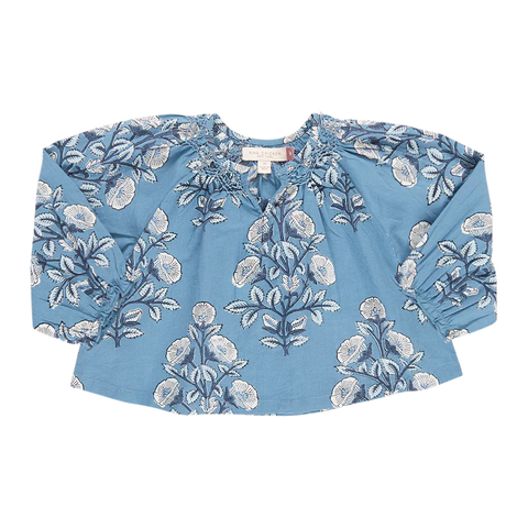 Ava and Theodore Blue Floral Outfit