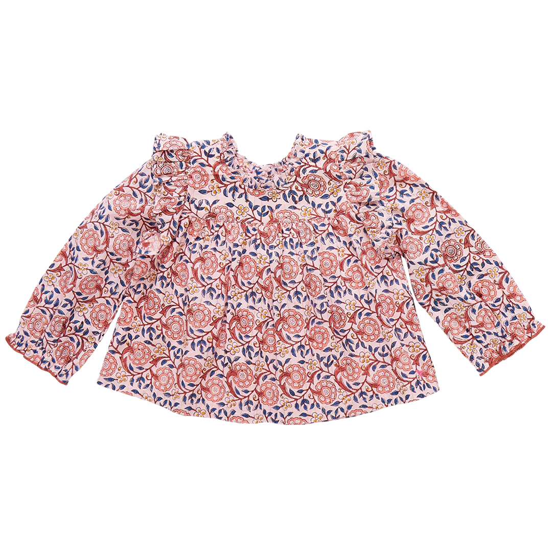 Girls Kalani Top - Pink Blossom