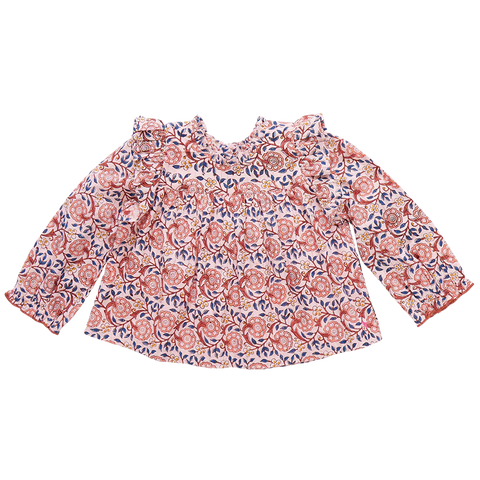 Girls Kalani Top - Pink Blossom