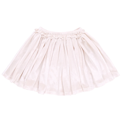 Velour Gianna Skirt - Snow White