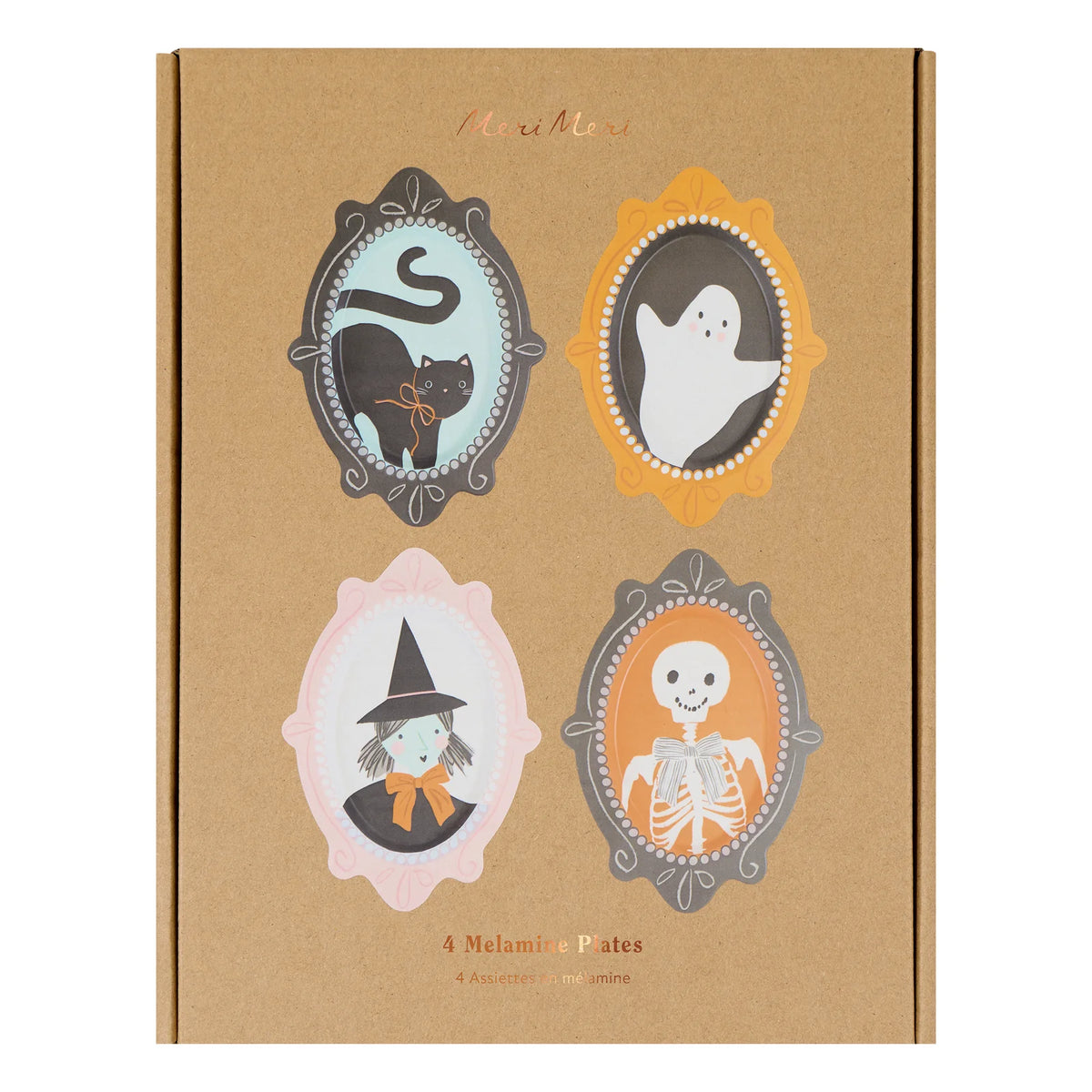 Halloween Portrait Reusable Party Plates