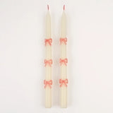 Bow Taper Candles
