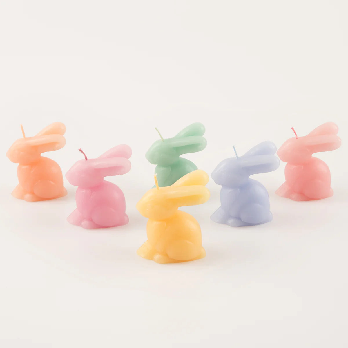 Mini Bunny Candles set of 6