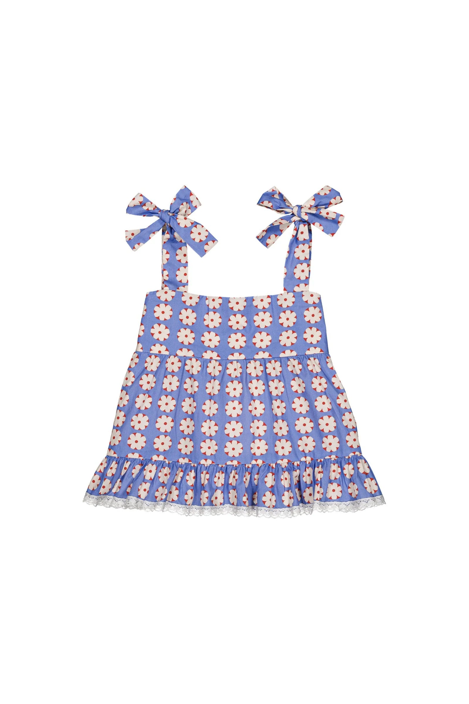 LUCIE BLOUSE POMPONETTE BLUE