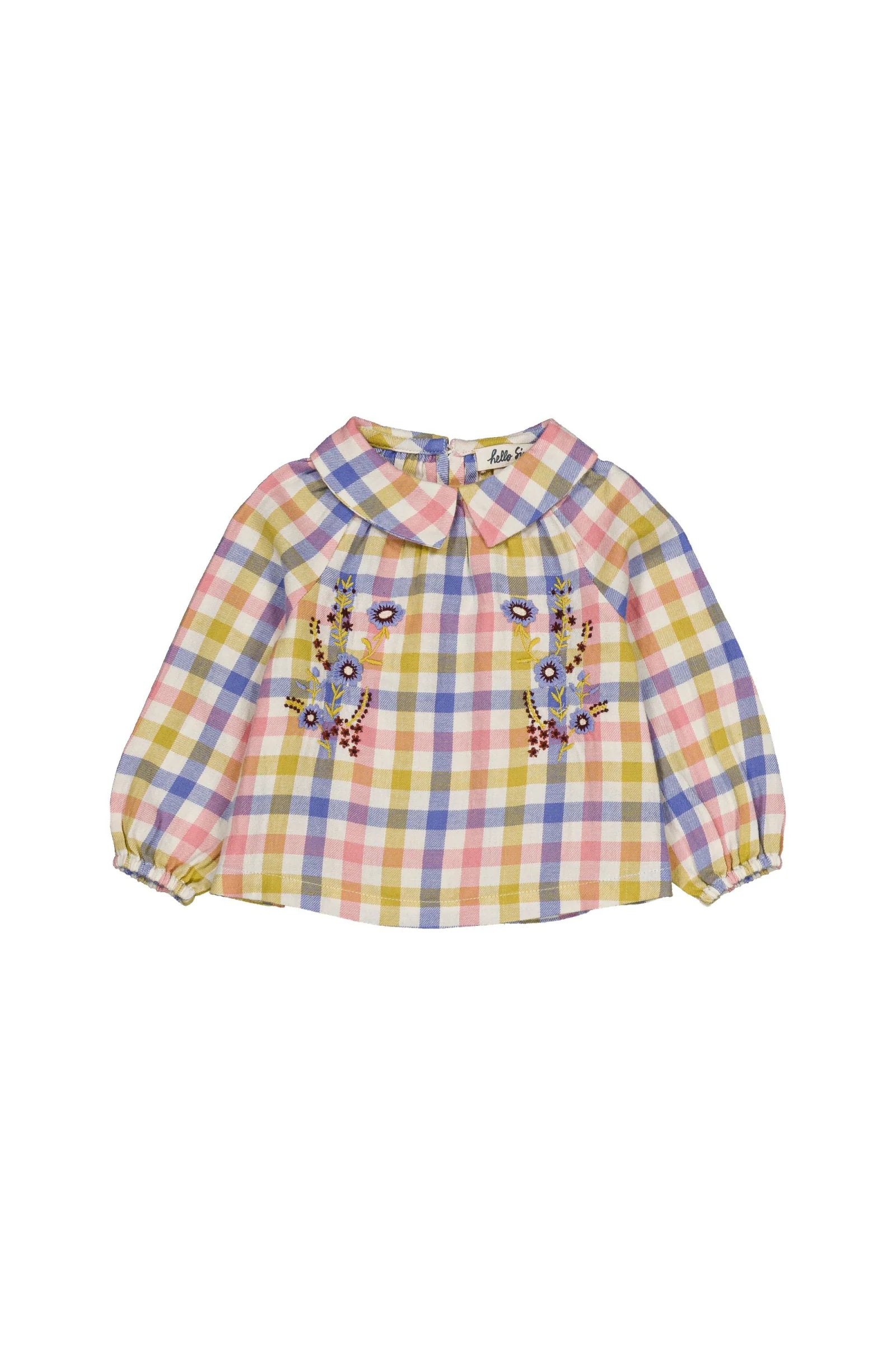 PALOMA BLOUSE CHECK SIXTIES