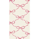 PINK BOW LATTICE NAPKINS