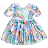 Lame Laurie Dress - Cotton Candy