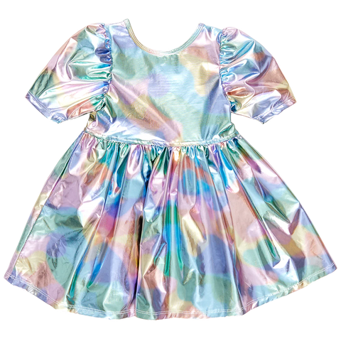 Lame Laurie Dress - Cotton Candy