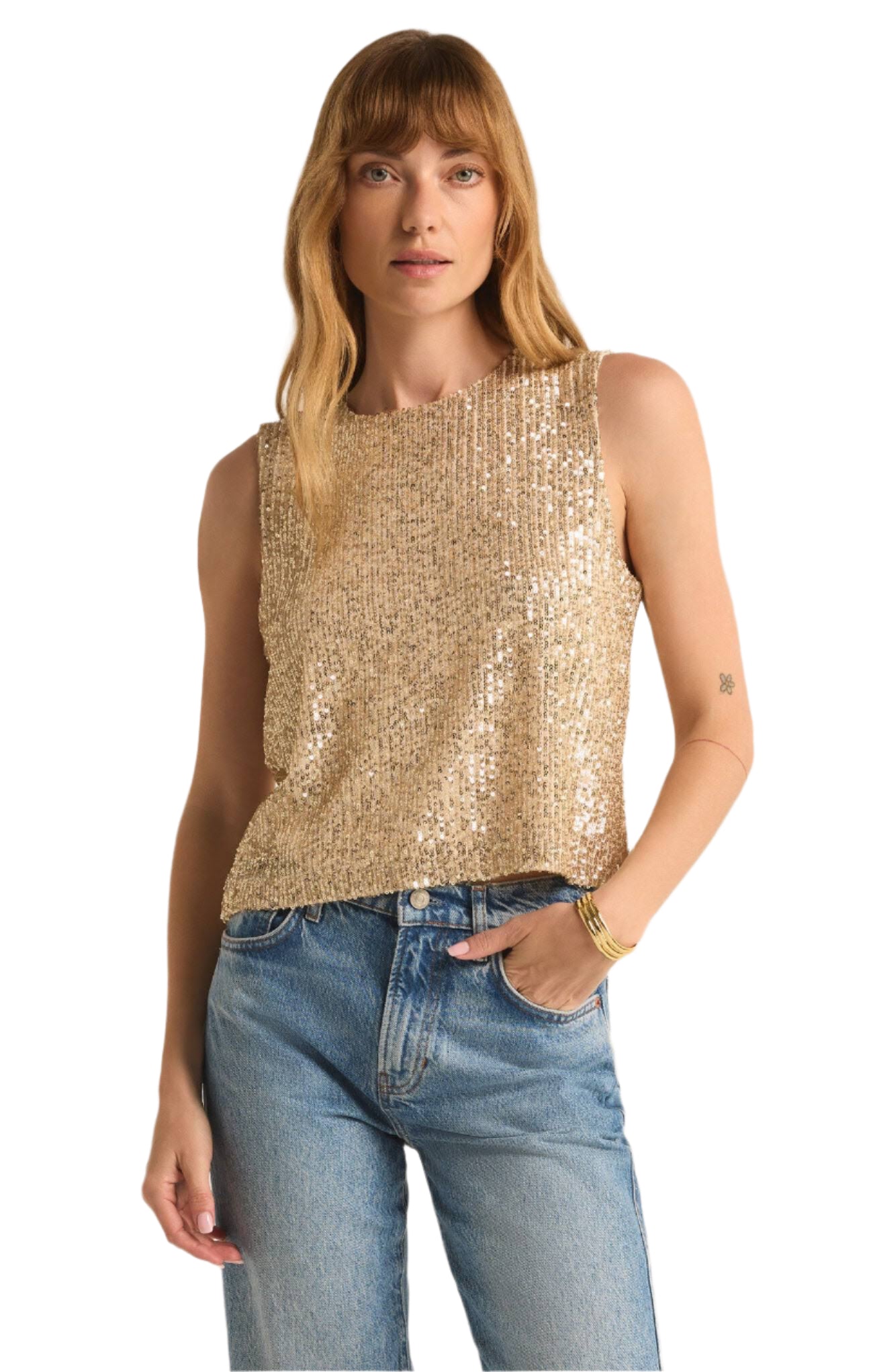 Sloane Sequin Tank