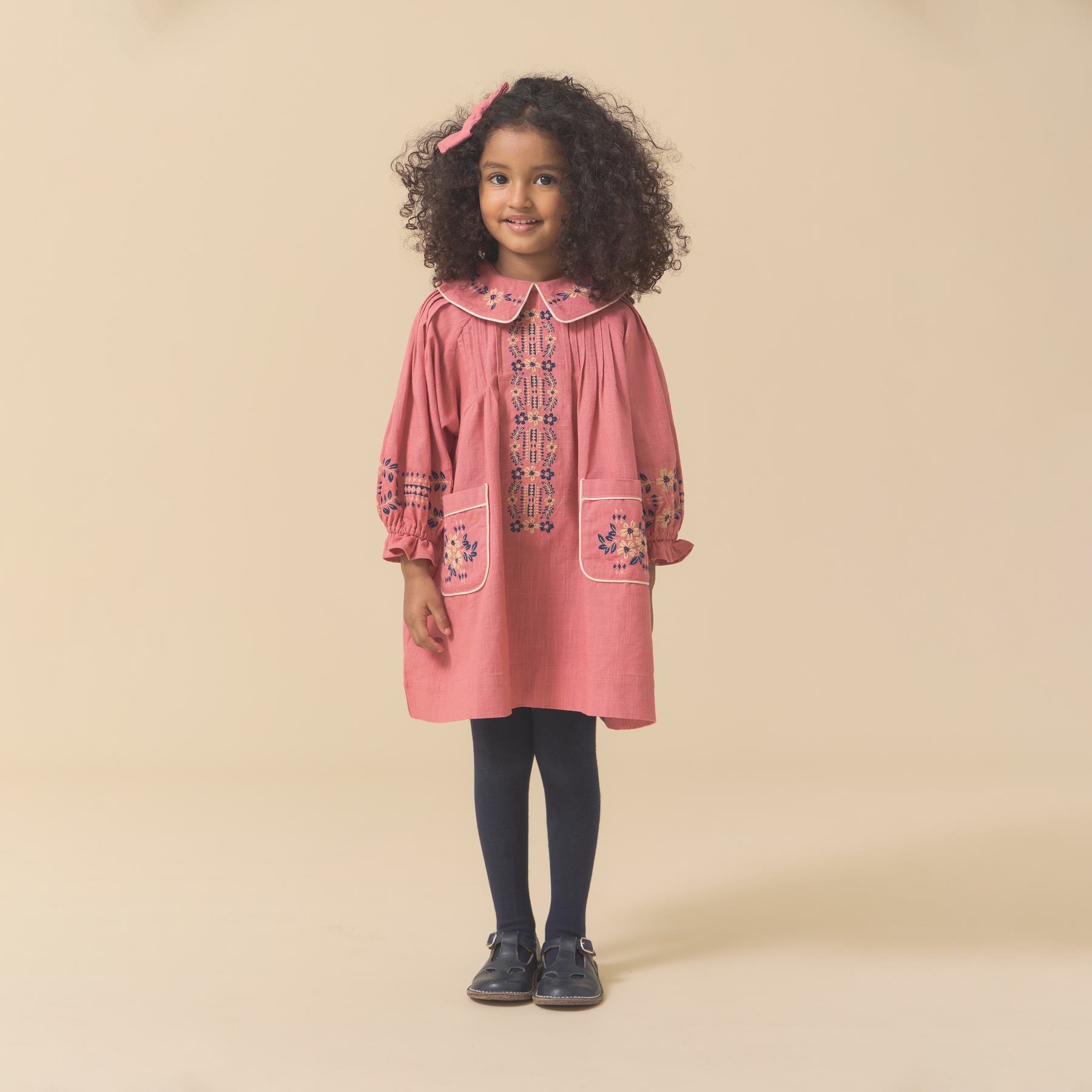 MARIE DRESS, DUSTY CEDAR