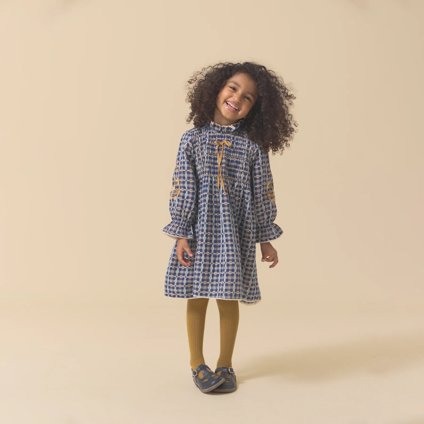 PARVATI DRESS, DOUBLE SIDED YARN DYE