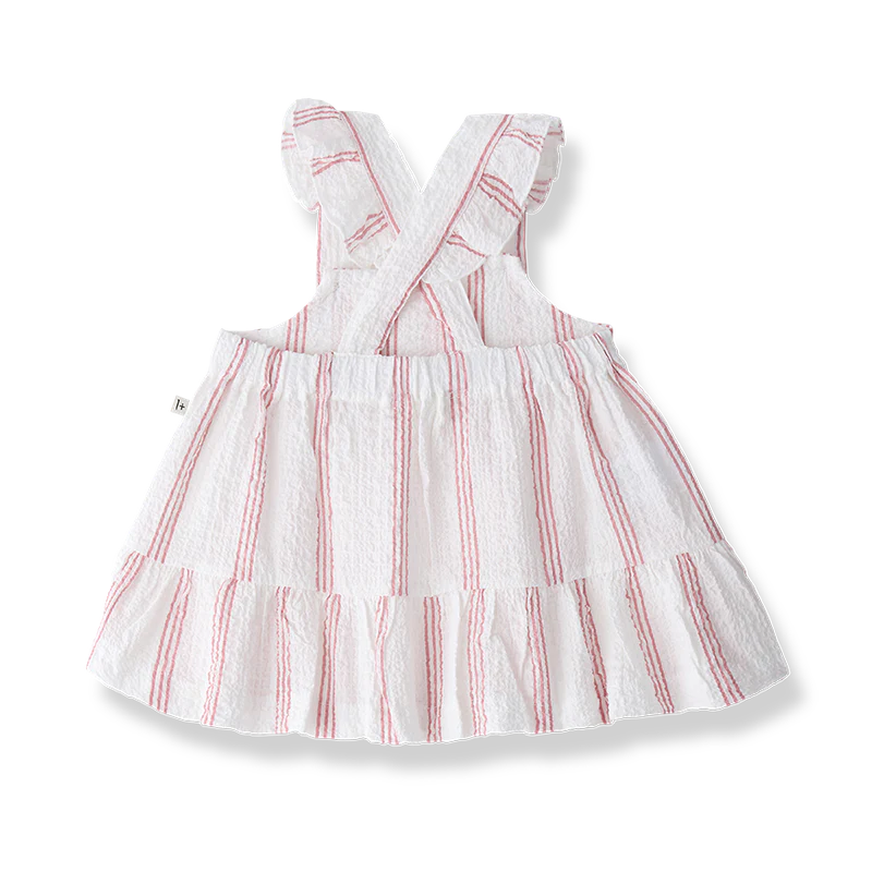 Striped Joncols Dress | Blush