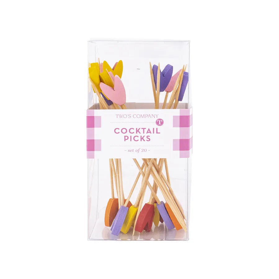 Set of 20 Tulip Cocktail Picks