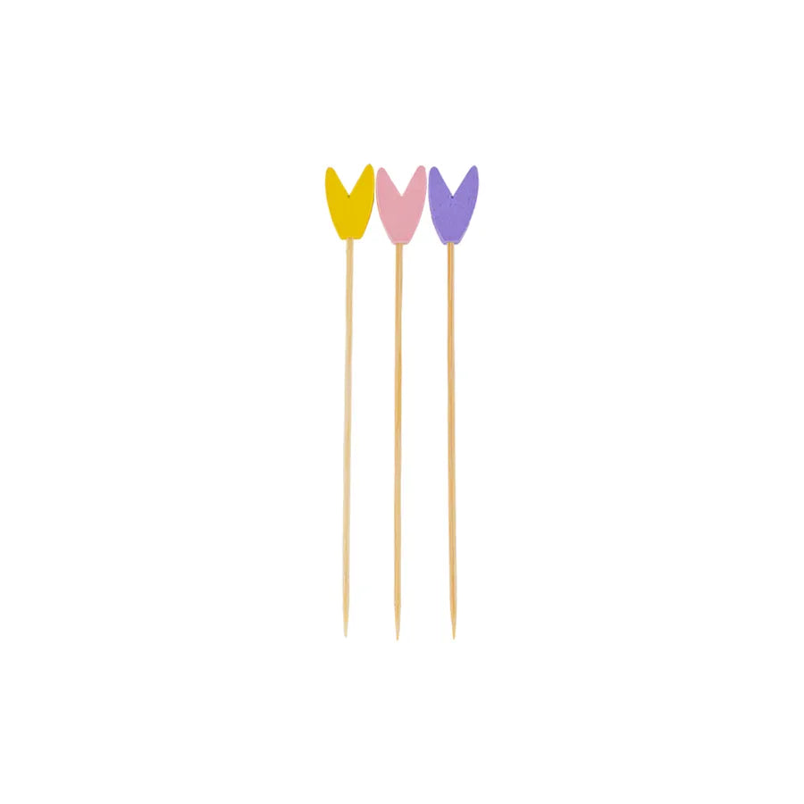 Set of 20 Tulip Cocktail Picks