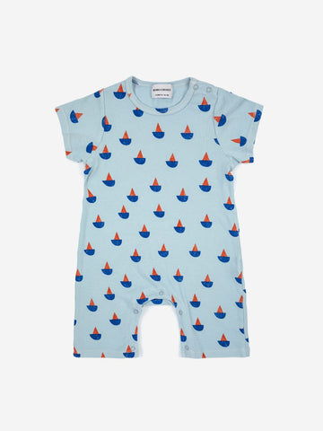 SAIL BOAT ALL OVER PLAYSUIT