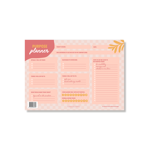 Purpose Planner Notepad