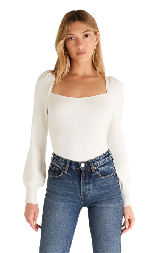 HADLEY SWEATER TIE TOP