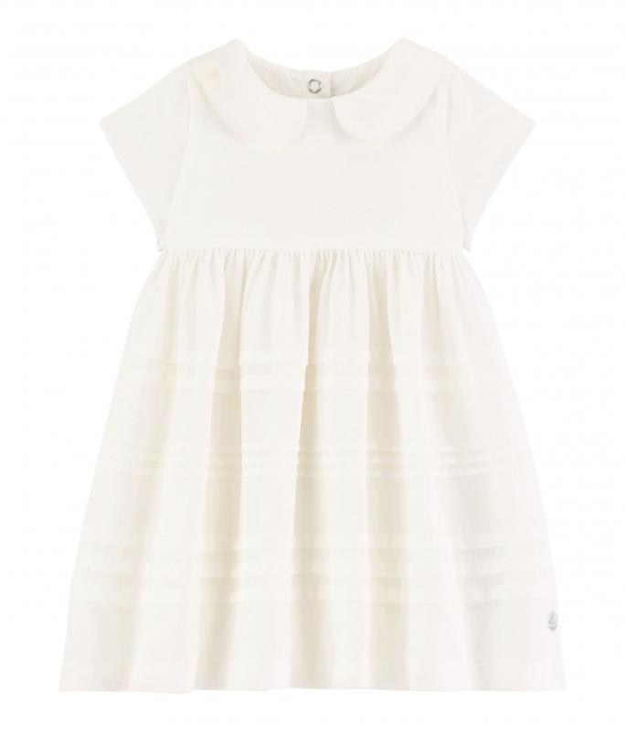 BABY DRESS - BABY GIRLS' SILKY SATIN FORMAL DRESS