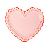 Lacy Heart Plates