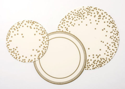 PAPER PLACEMAT - Gold Serving Papers