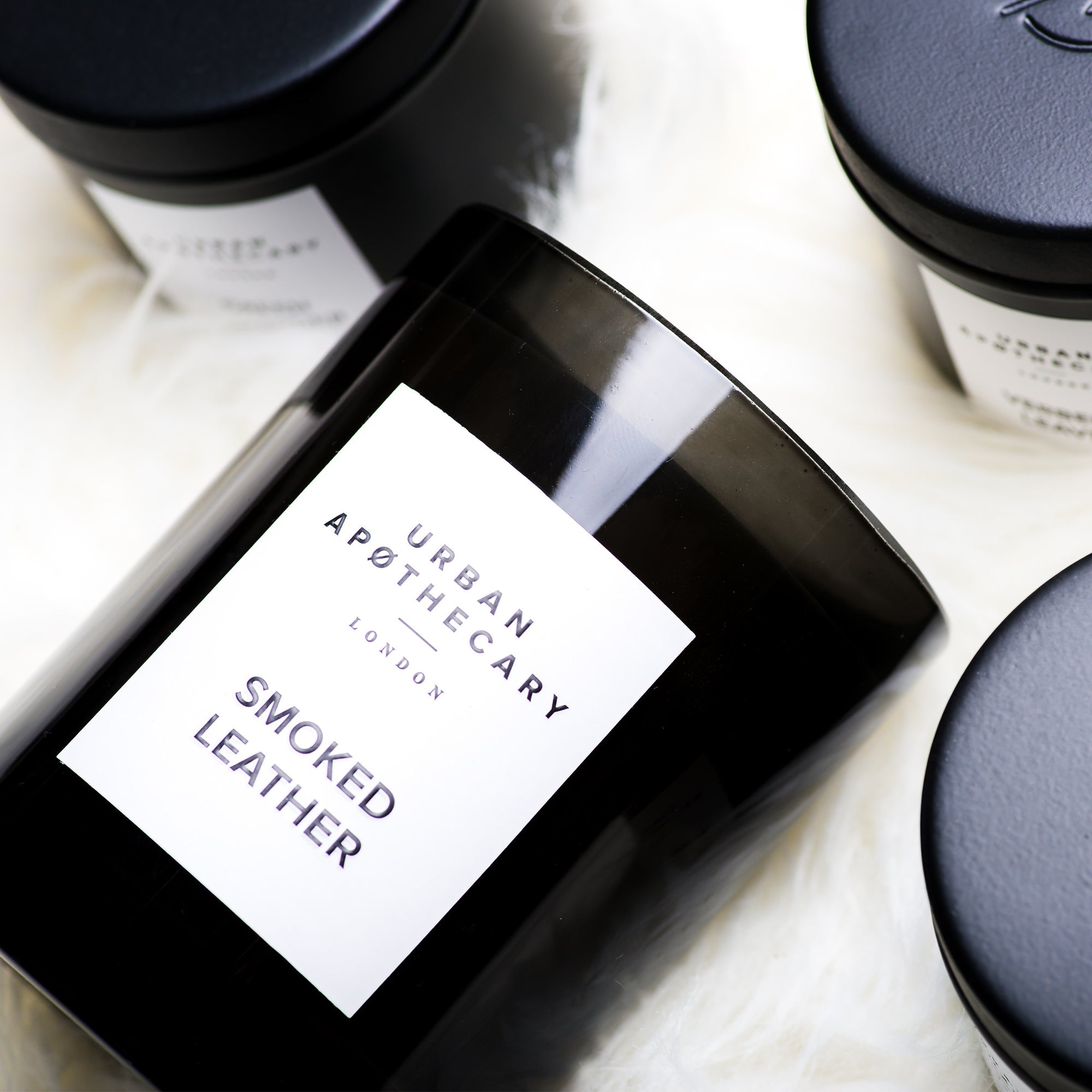 Smoked Leather Candle