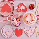 Lacy Heart Plates