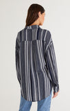 Lalo Striped Button Up Top